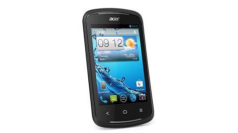 Acer Liquid Z2 8.89 cm (3.5") Single SIM Android 4.1 3G 0.5 GB 1300 mAh Black
