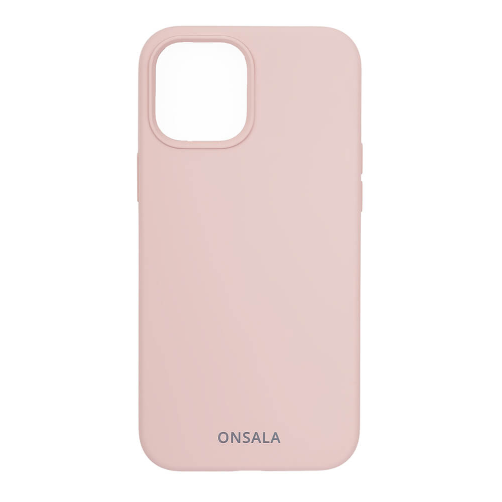 Onsala Phone Case Silicone Sand Pink - iPhone 12 Pro Max – image 1