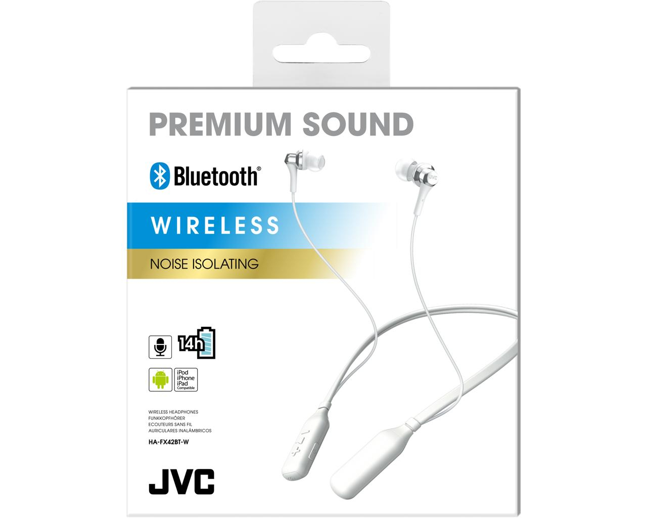 JVC HA-FX42BT-WE Wireless neck band headphones – image 3