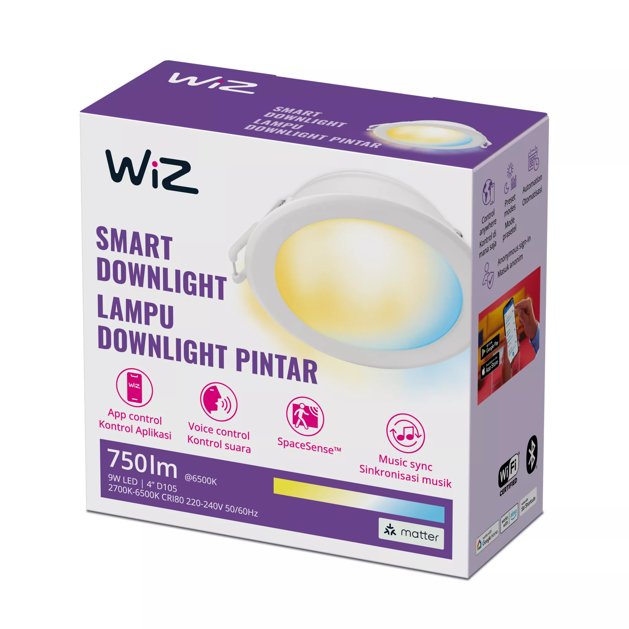 WiZ 8719514552814 smart lighting Wi-Fi/Bluetooth – image 2
