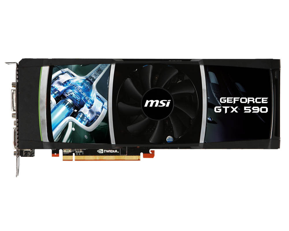 MSI N590GTX-P3D3GD5 graphics card NVIDIA GeForce GTX 590 – image 4