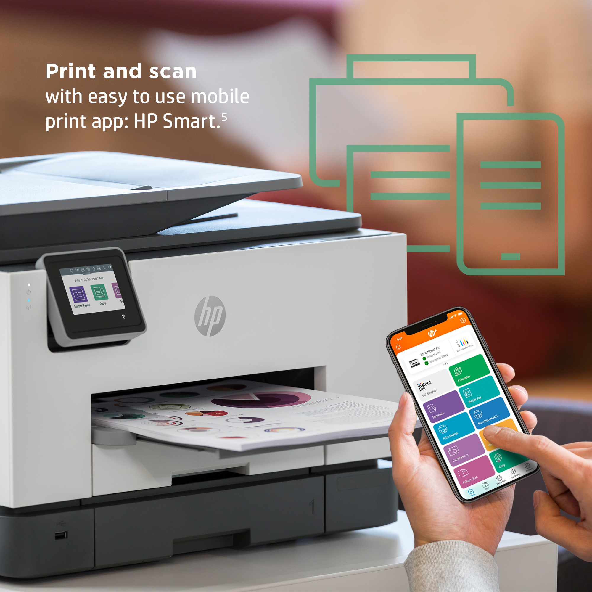 HP OfficeJet Pro 9022e All-in-One Prntr – image 7