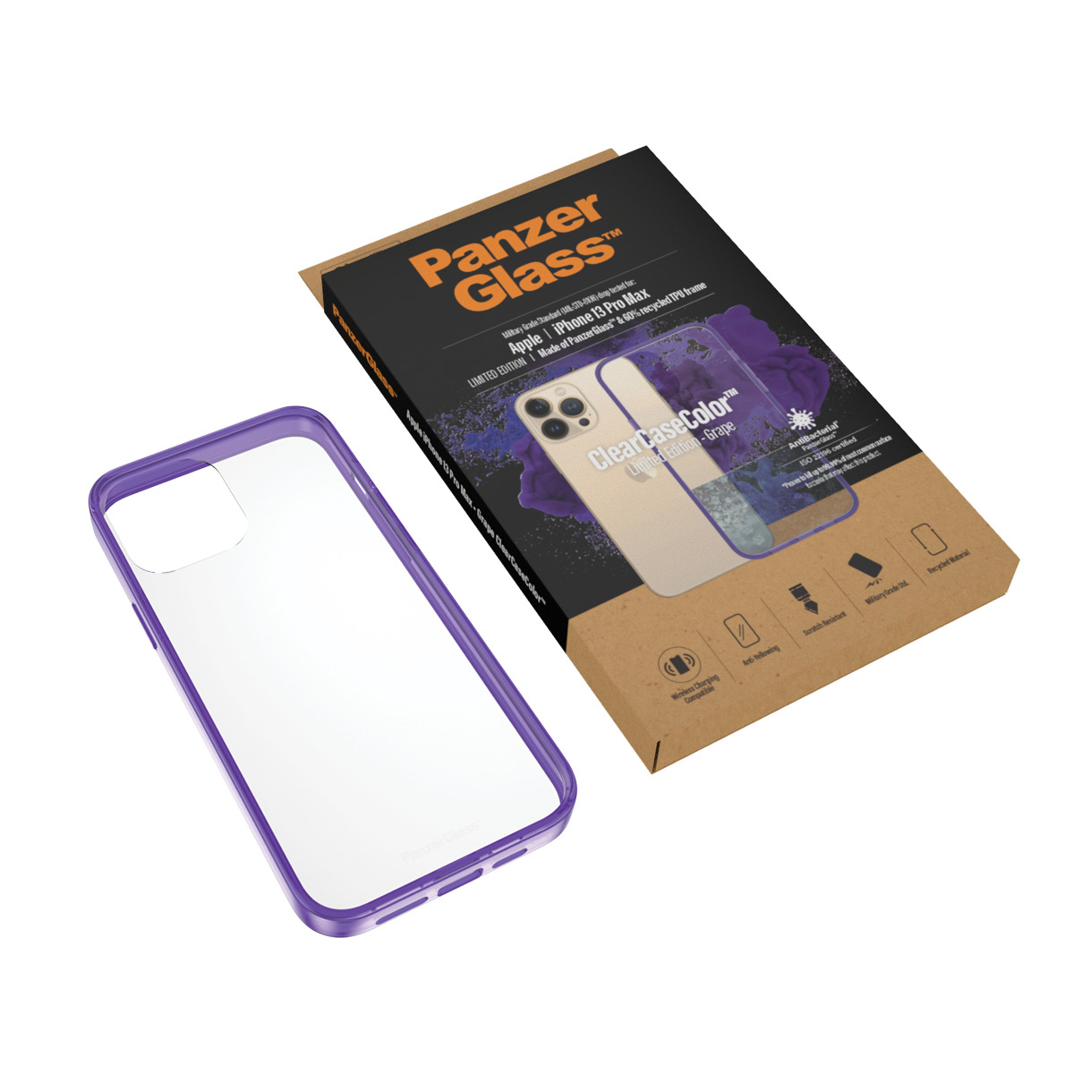 PanzerGlass ® ClearCaseColor™ iPhone 13 Pro Max - Grape – image 5