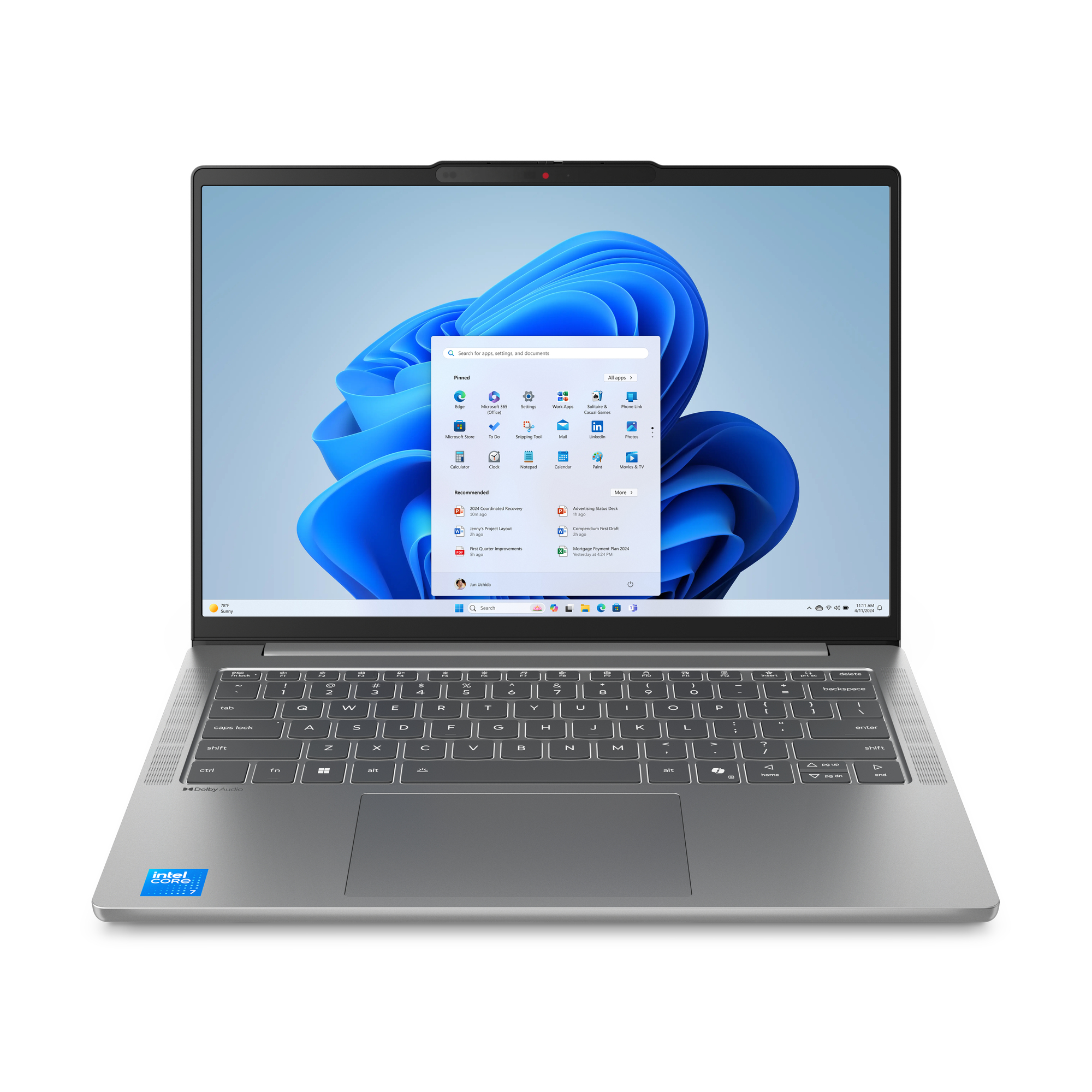 Lenovo IdeaPad Slim 5 14AKP10 Copilot+ PC 350 Computer portatile 35,6 cm (14") WUXGA 24 GB DDR5-SDRAM 1 TB SSD Wi-Fi 7 (802.11b