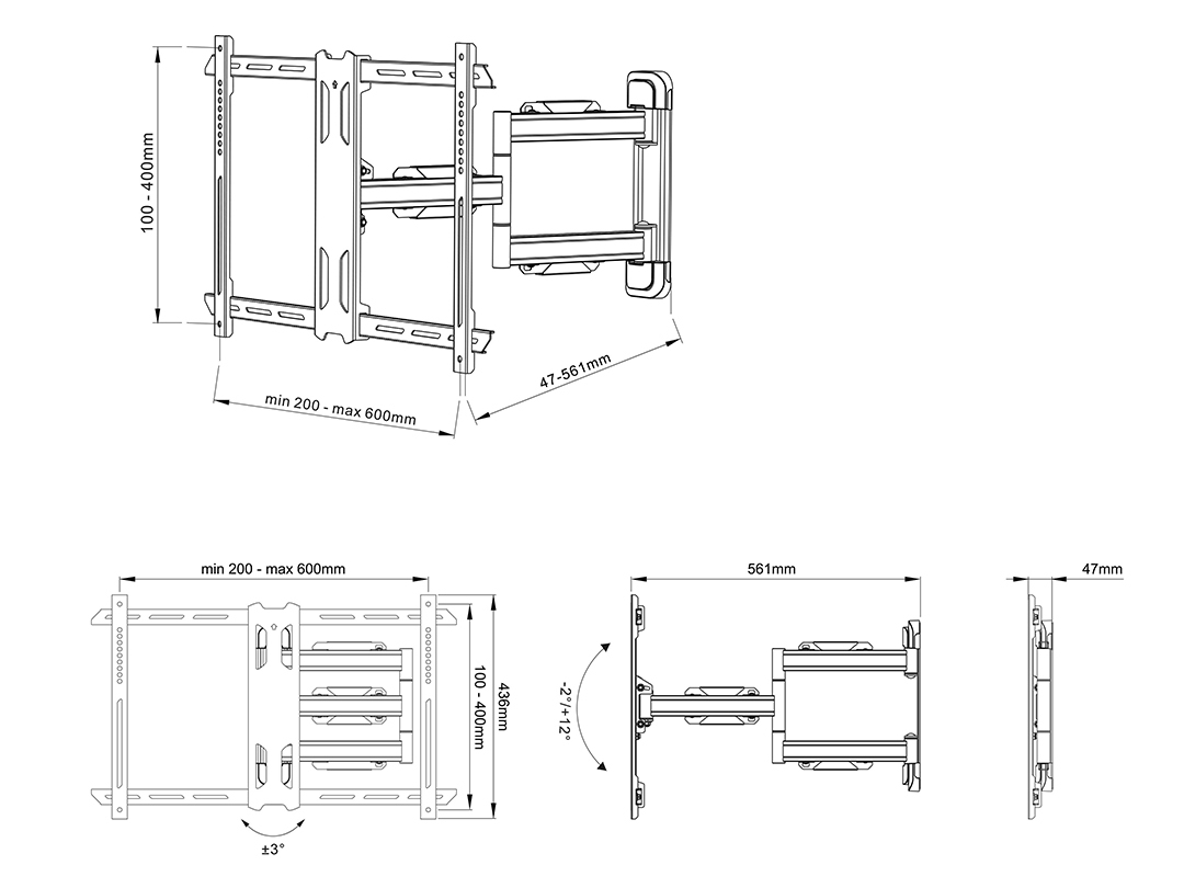 Multibrackets M Universal Flexarm Pro – image 6