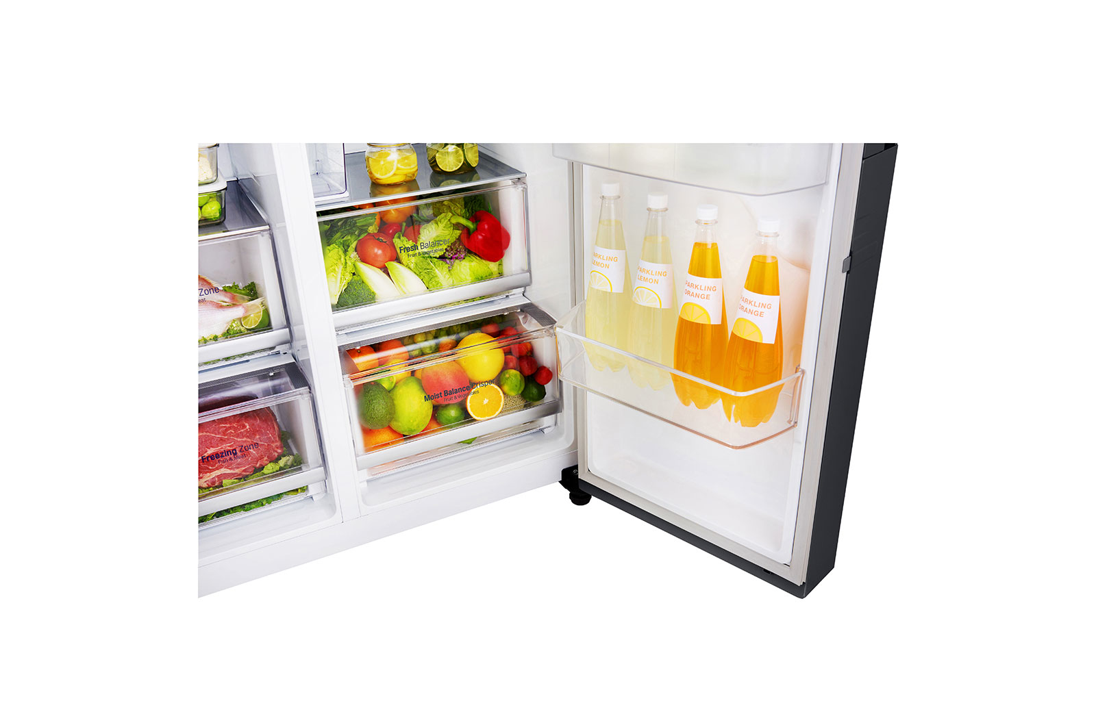 LG GSJ761MCUZ side-by-side refrigerator Freestanding – image 7
