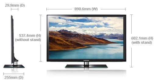 Samsung D5520 94 cm (37") Full HD Black – image 8