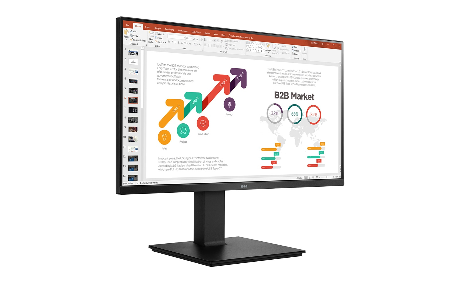 LG 24BP450S computer monitor – image 4