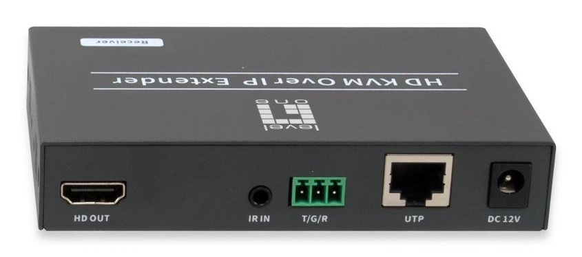 LevelOne HDMI über IP PoE Empfänger USB-A            150m sw Netzwerkzubehör