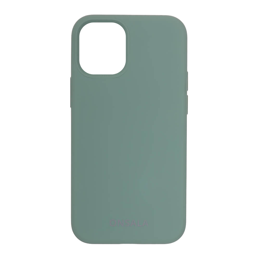 Onsala Phone Case Silicone Pine Green - iPhone 12 Mini