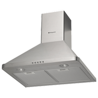 Hotpoint HHP6.5CM cooker hood Wall-mounted Stainless steel 454 m³/h – image 1