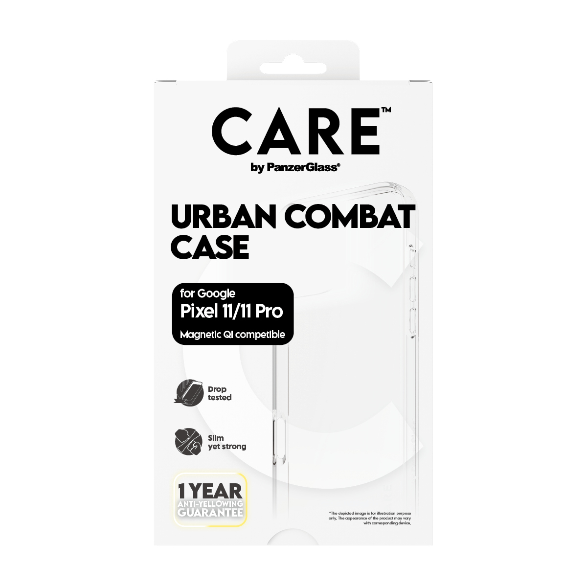PanzerGlass CARE™ by PanzerGlass® Urban Combat Case Transparent w. White Qi Google Pixel 11 – image 3