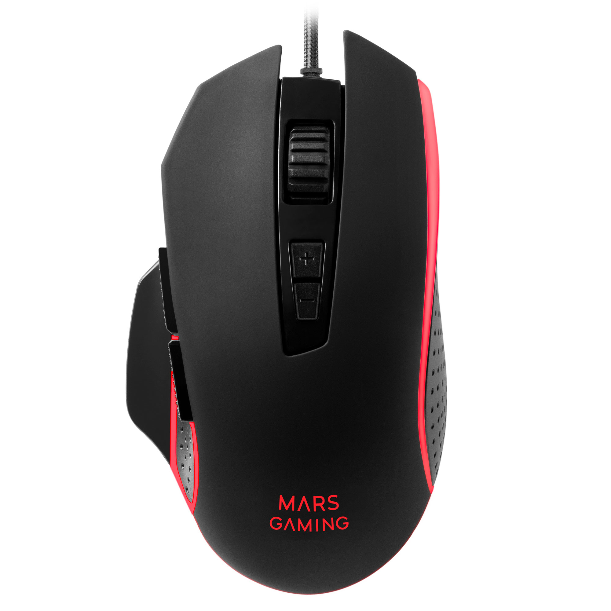 Mars Gaming MM018 Black, Breathing RGB Gaming Mouse, 4800DPI, 8 Programmable Buttons