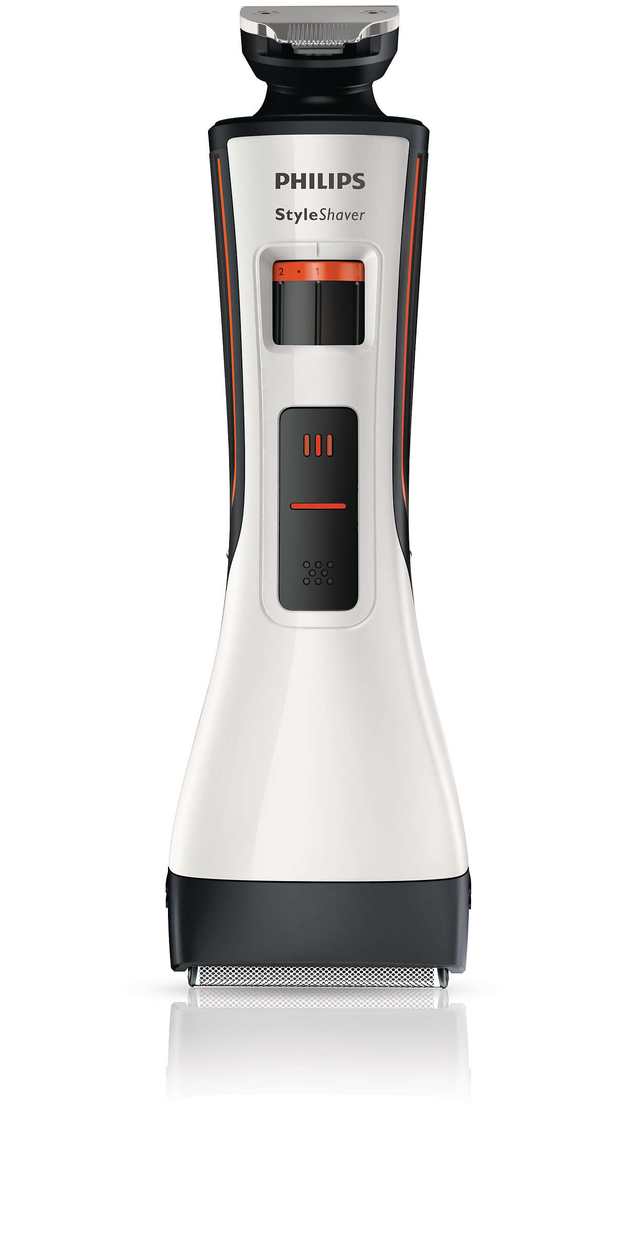 Philips Norelco StyleShaver QS6141/41 men's shaver Foil shaver Trimmer Orange, Silver – image 5