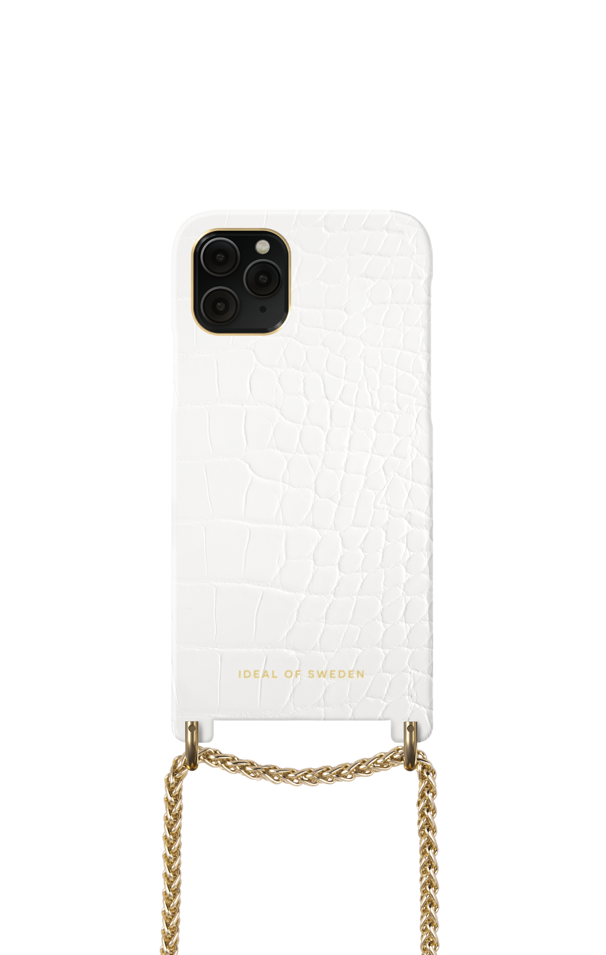 iDeal of Sweden Lilou Necklace Case White Croco iPhone 11P/XS/X – image 3