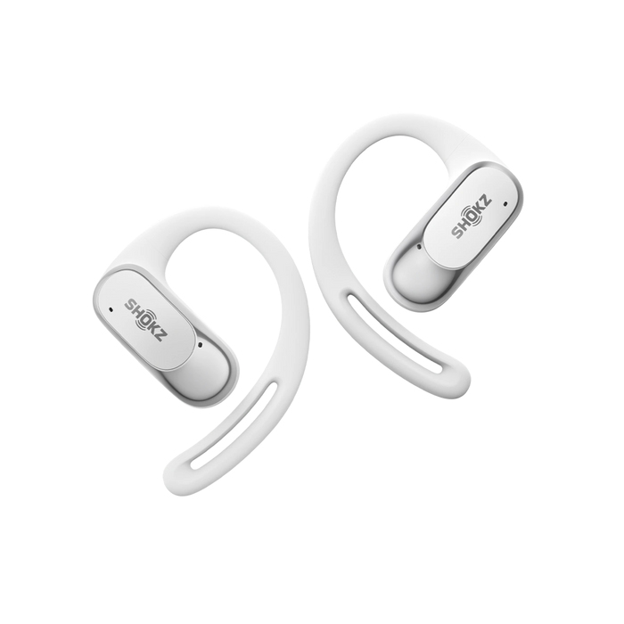 SHOKZ OpenFit Air, weiss Auricolare Wireless A clip Chiamate/Musica/Sport/Tutti i giorni Bluetooth Bianco