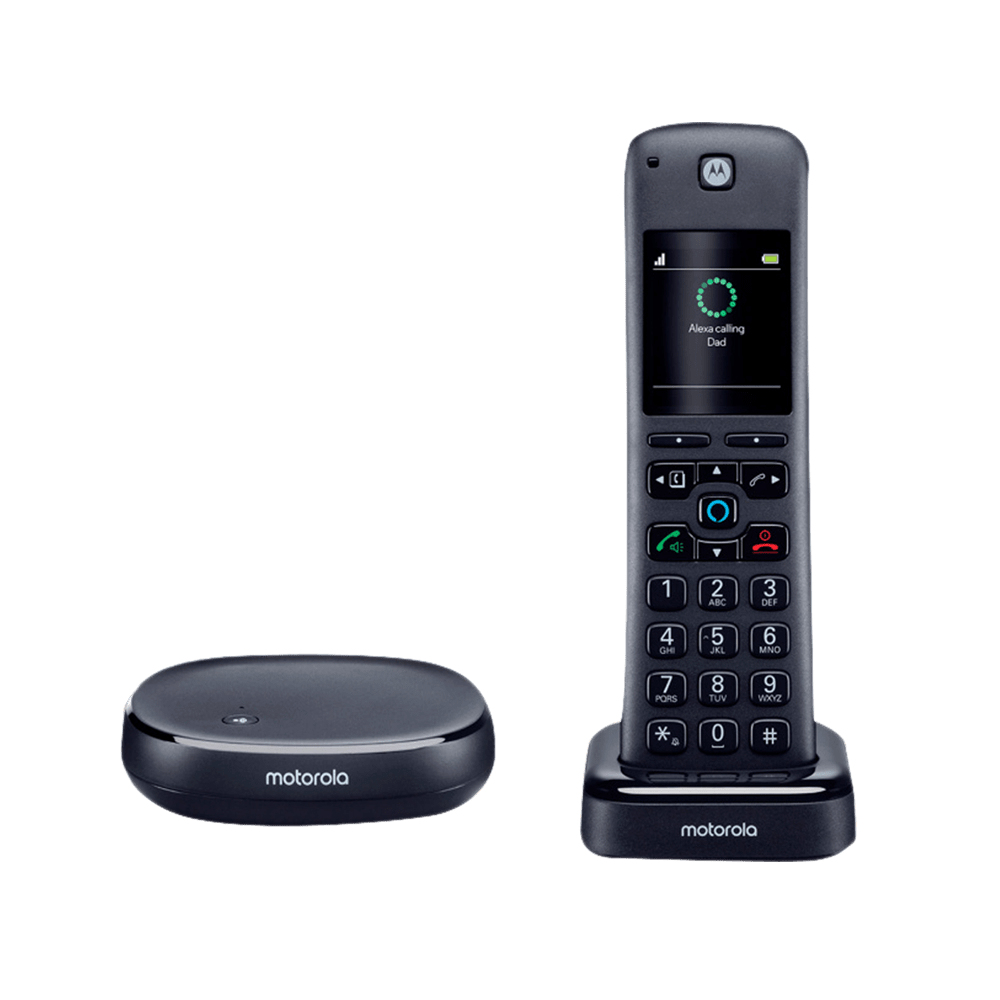 Motorola AHX01 DECT telephone Caller ID Black