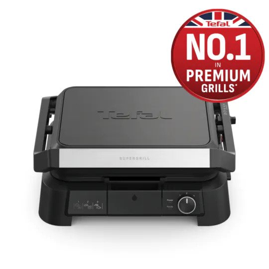 Tefal SuperGrill 3 in 1 Contact Grill GC5108G1 - Black – image 1