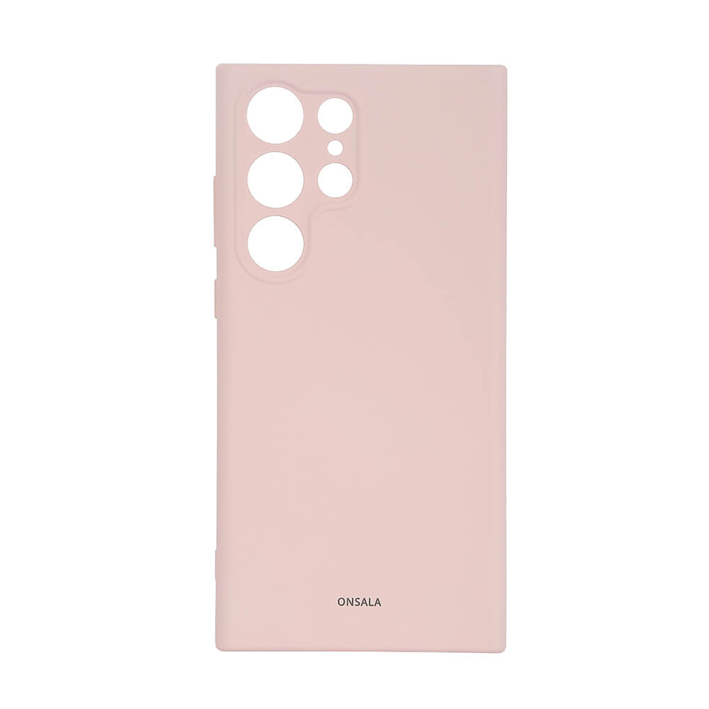 Onsala Phone Case Silicone Chalk Pink - Samsung S23 Ultra – image 1
