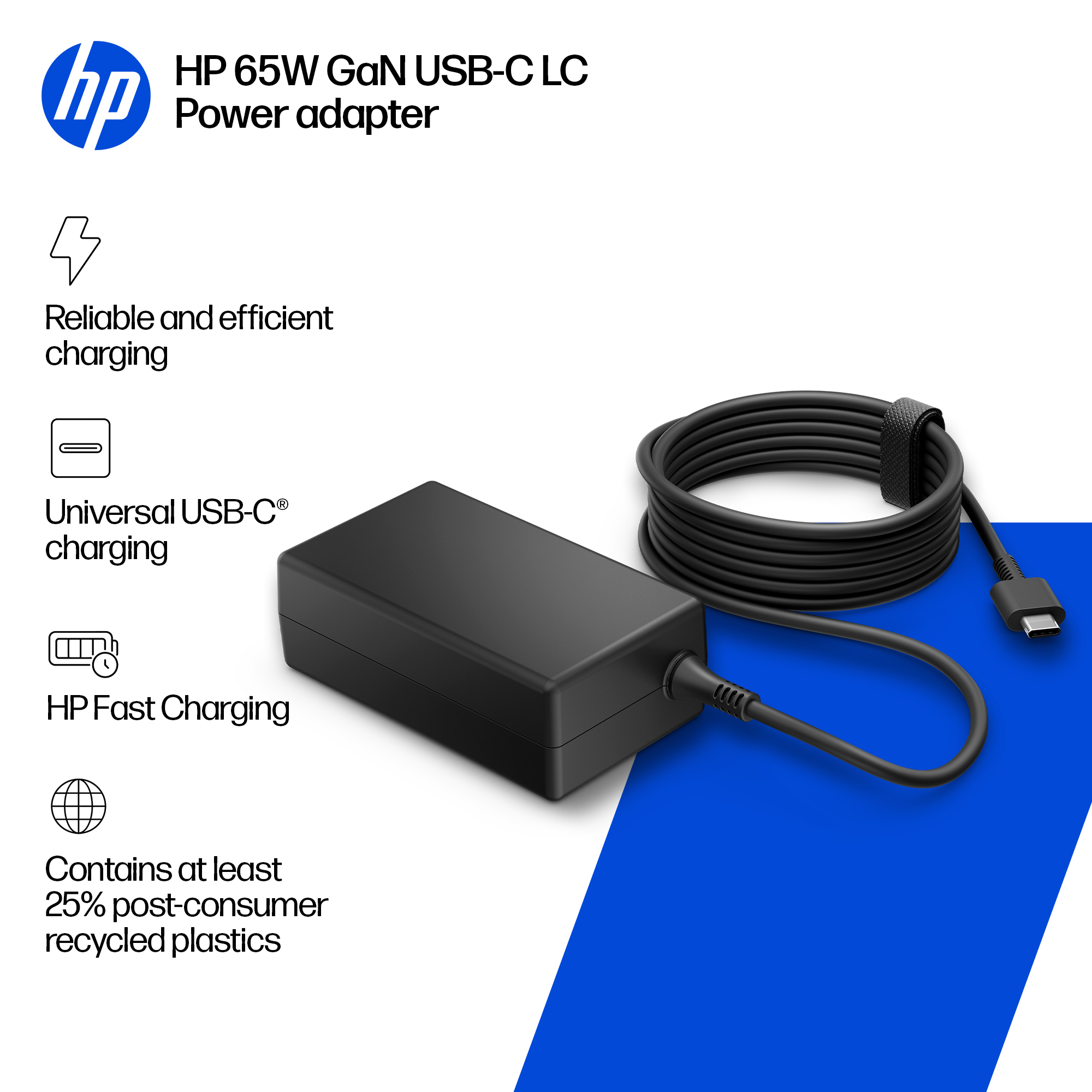 HP 65W GaN USB-C LC Power Adapter – image 5