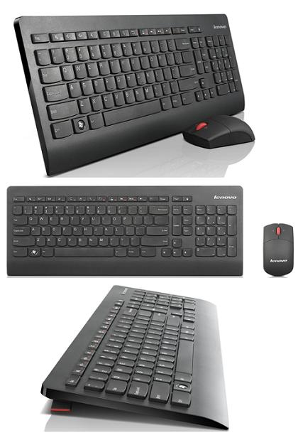 Lenovo 03X8227 keyboard Mouse included Universal RF Wireless Portuguese Black – image 2