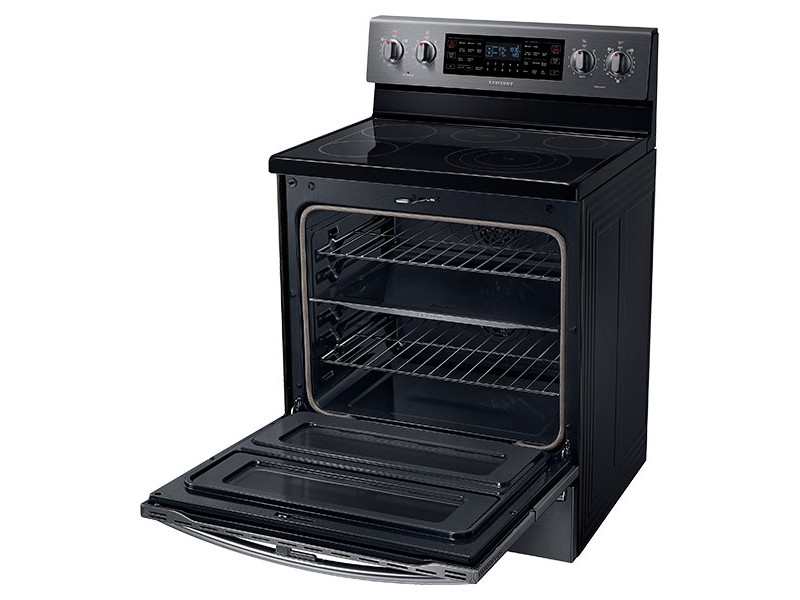 Samsung NE59J7850WG cooker Freestanding cooker Electric Black, Stainless steel – image 6
