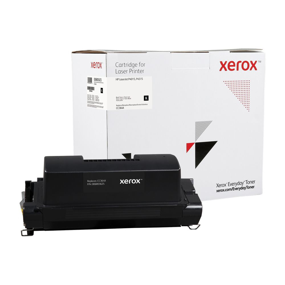 Xerox Black Extra High Yield, replacement for HP CC364X, Chipped For FMAudit Software Mono Toner Jumbo Yield