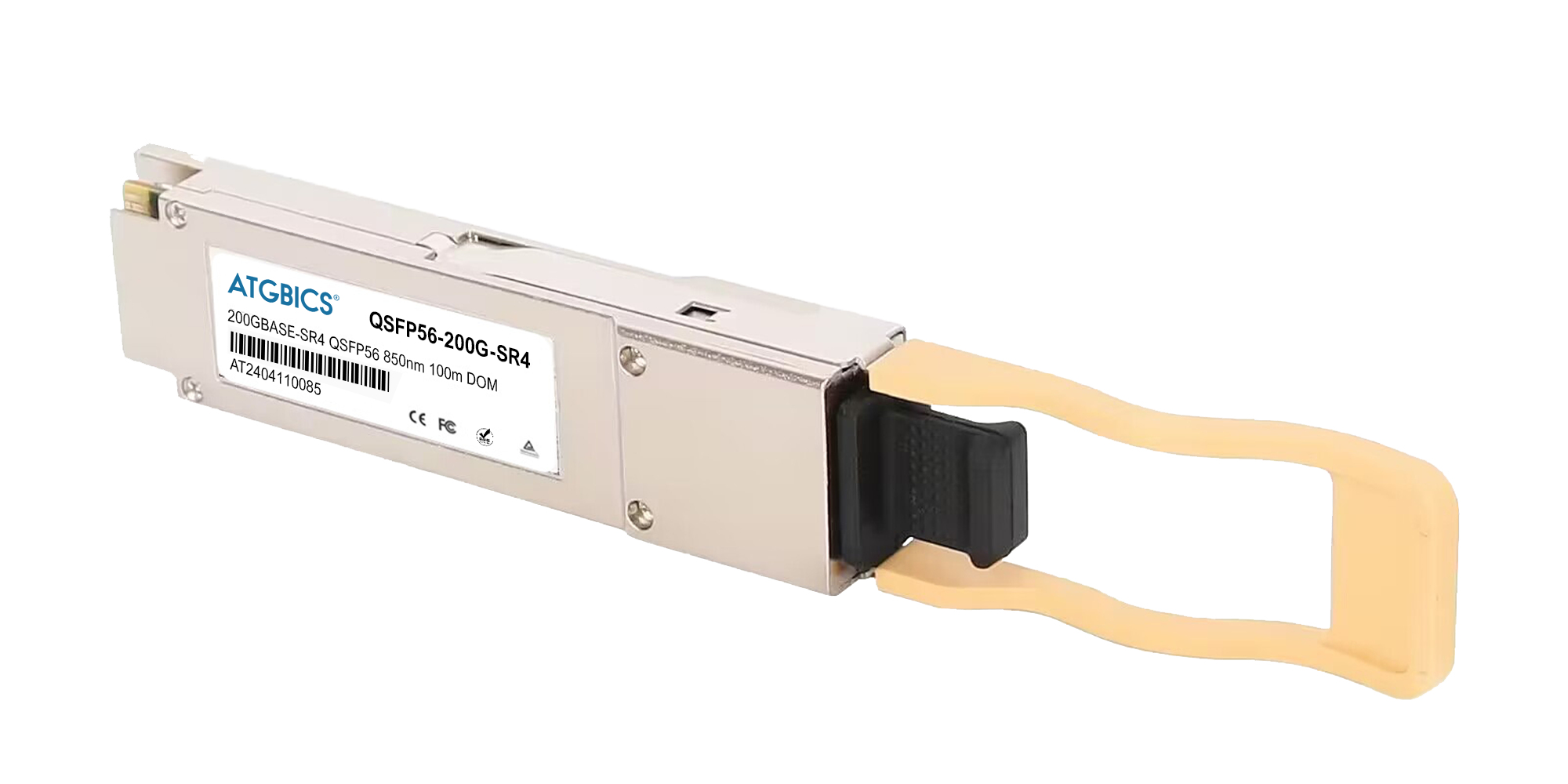 ATGBICS FTCC8612E2PCM-N1 Finisar Coherent compatibleTransceiver QSFP-DD 200GBase-SR4 (850nm MMF 100m MPO-12 DOM)