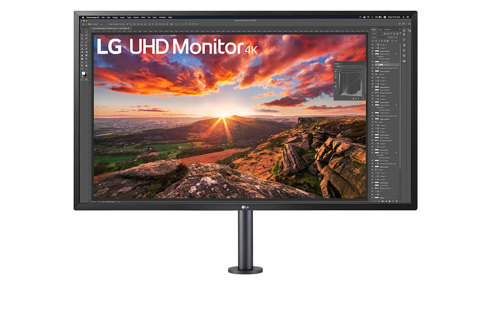 LG 32UK580-B computer monitor – image 2