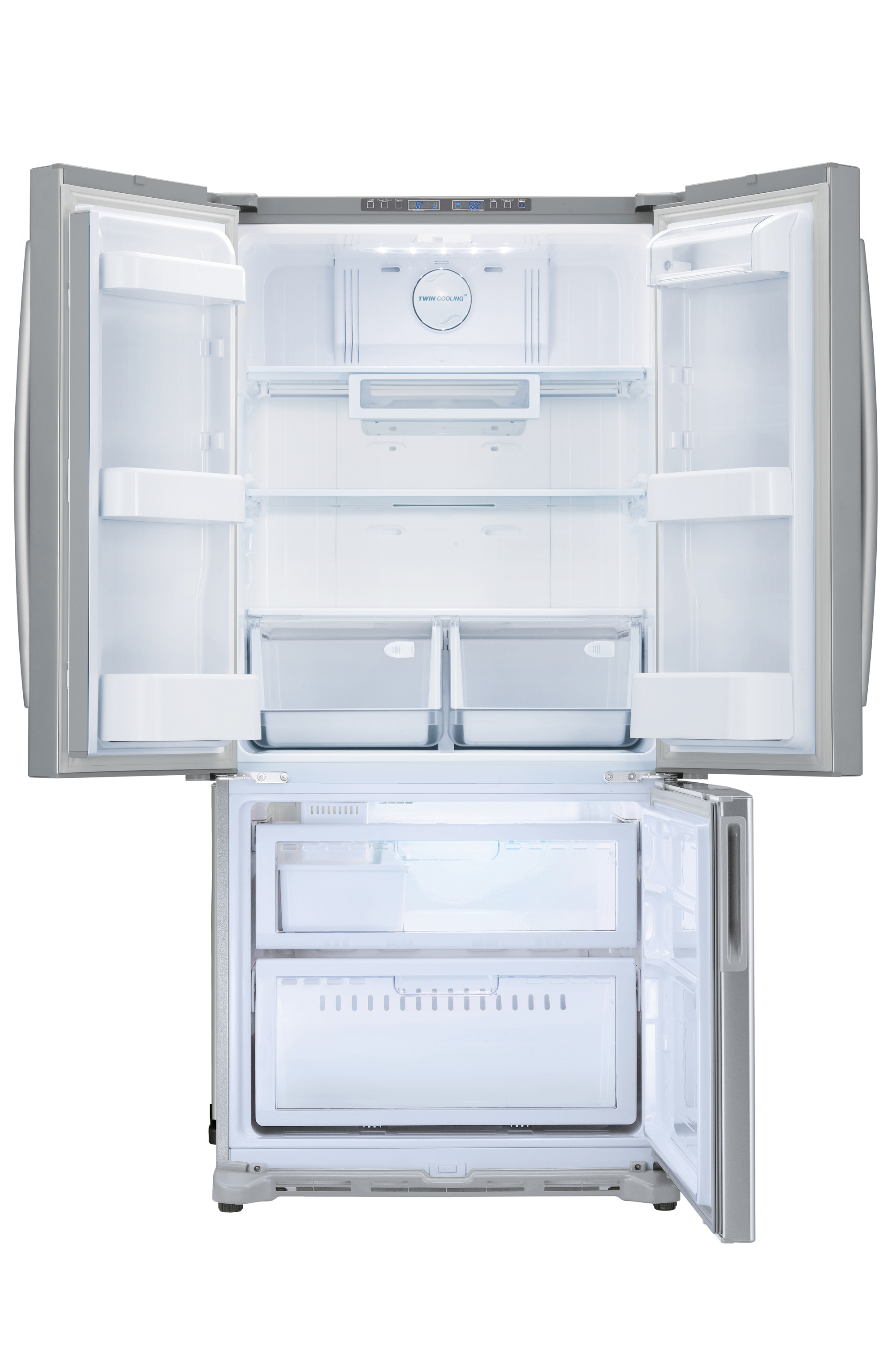 Samsung RF62UBRS side-by-side refrigerator Freestanding – image 2