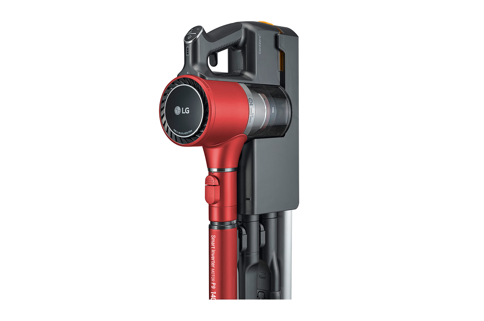 LG A9ESSENCIAL 2-in-1 stick vacuum Battery Dry HEPA Bagless Red – image 4