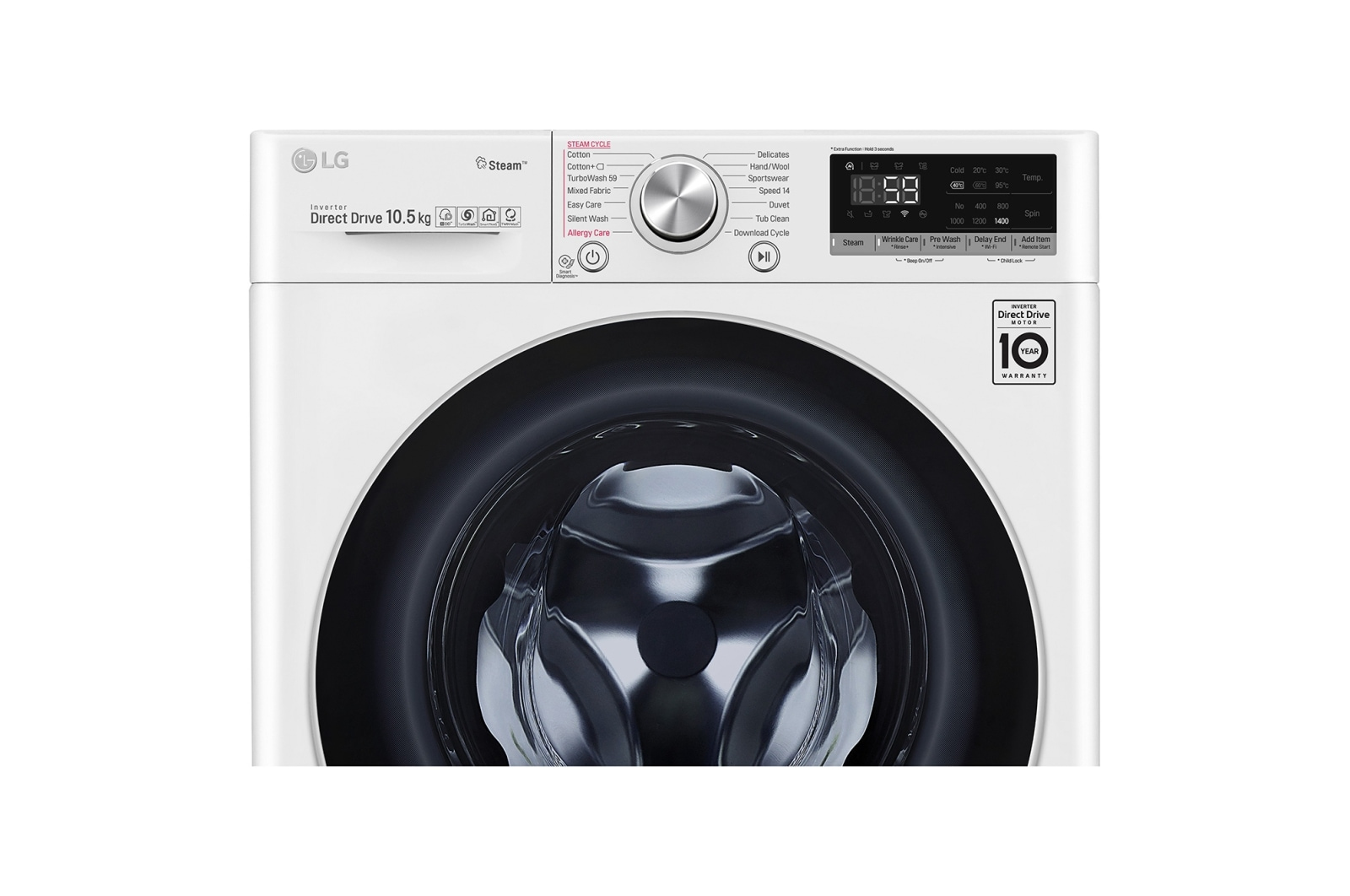 LG F4DV7010S1W washer dryer Freestanding Front-load White – image 7
