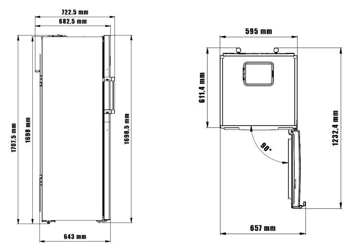 Beko RFNE290L23W freezer Upright freezer Freestanding – image 6
