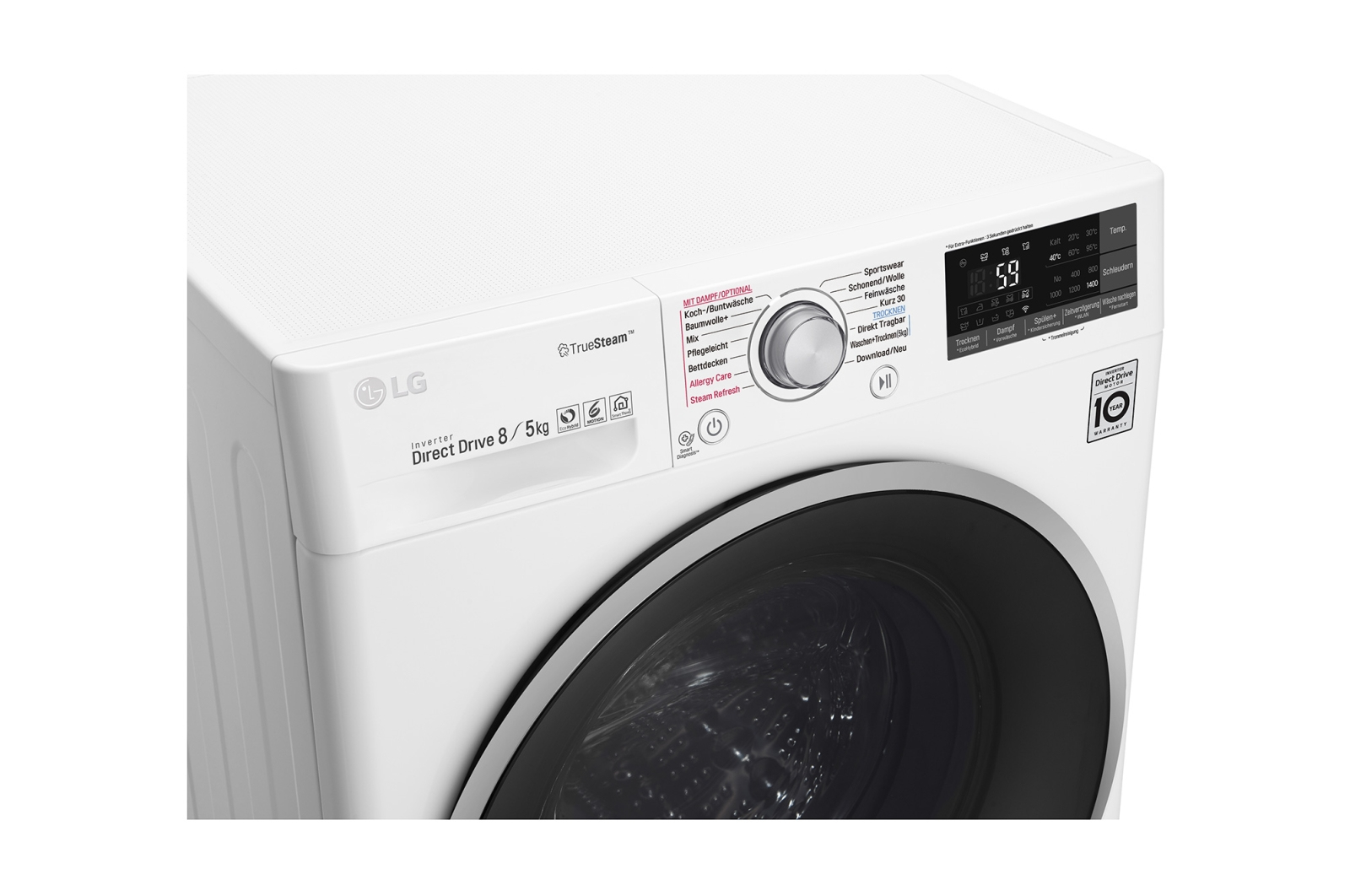 LG F14WD85EH1 washer dryer Freestanding Front-load White – image 5