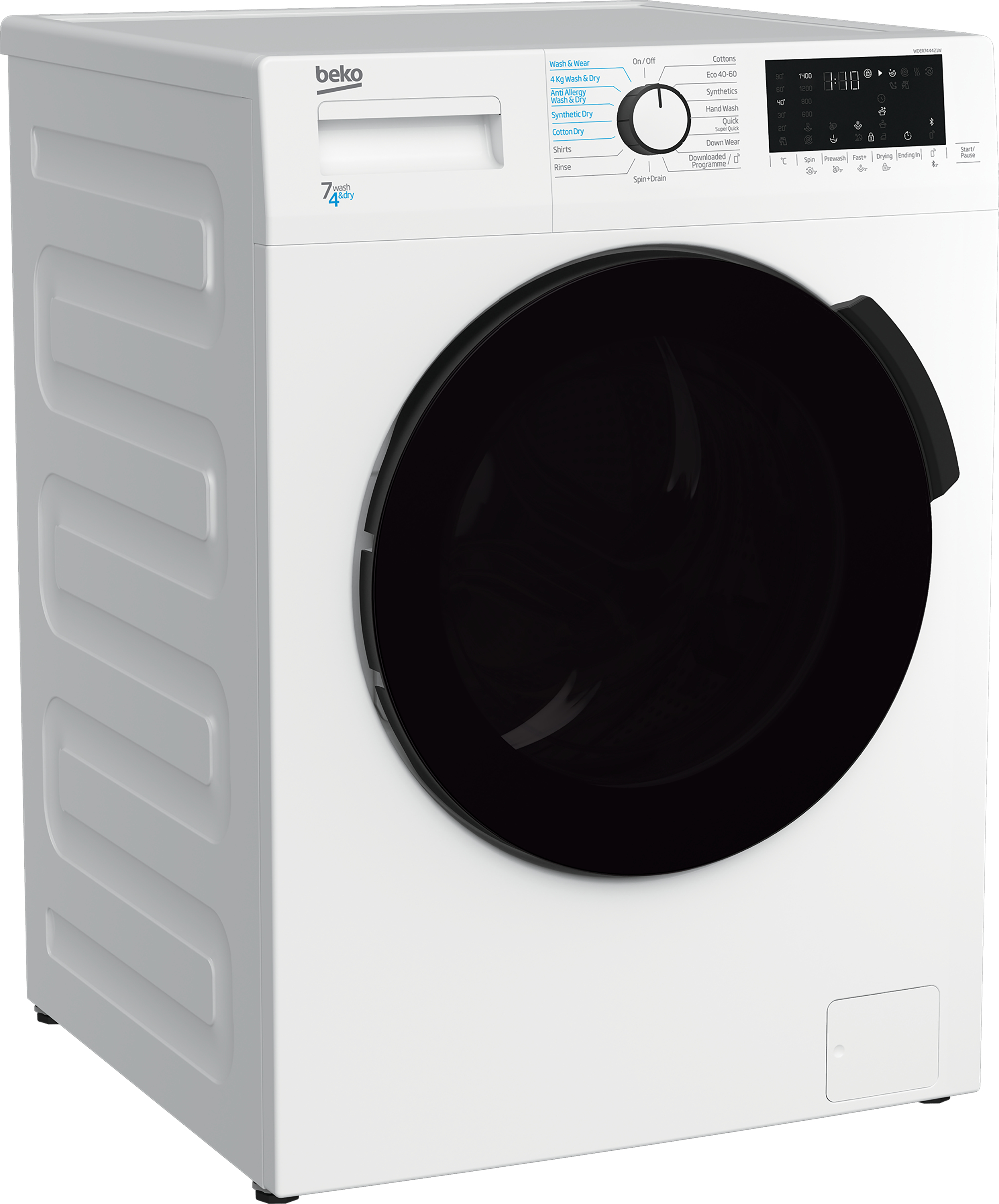 Beko WDER744421W Washer Dryer with – image 2