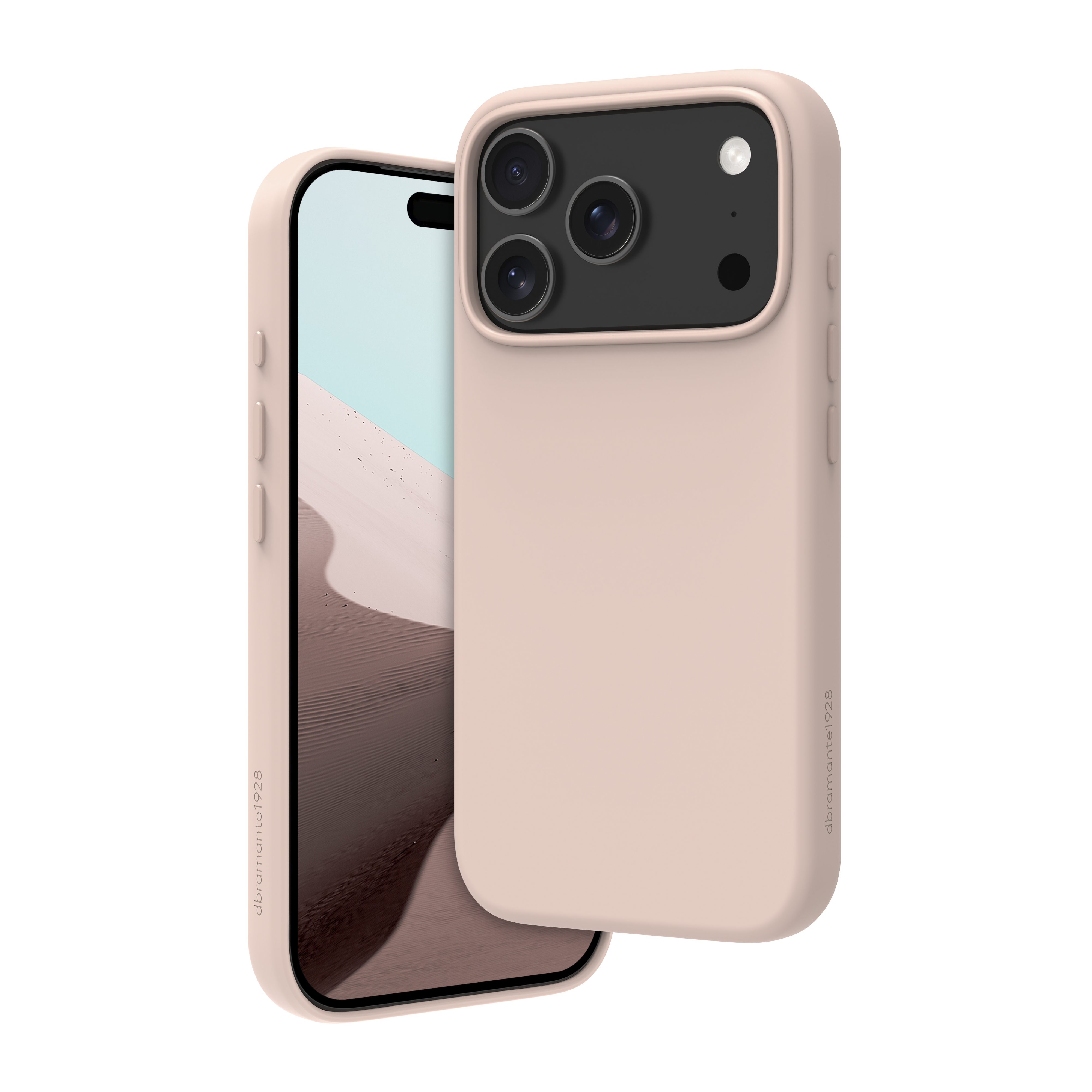 dbramante1928 Roskilde - Back cover for mobile phone - MagSafe compatibility - ICON - pink sand - for Apple iPhone 17 Pro