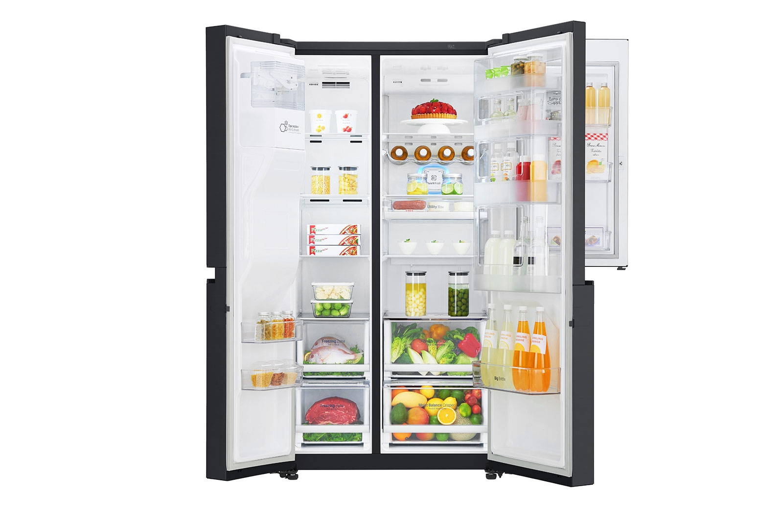 LG GSS6676MC side-by-side refrigerator Freestanding – image 3