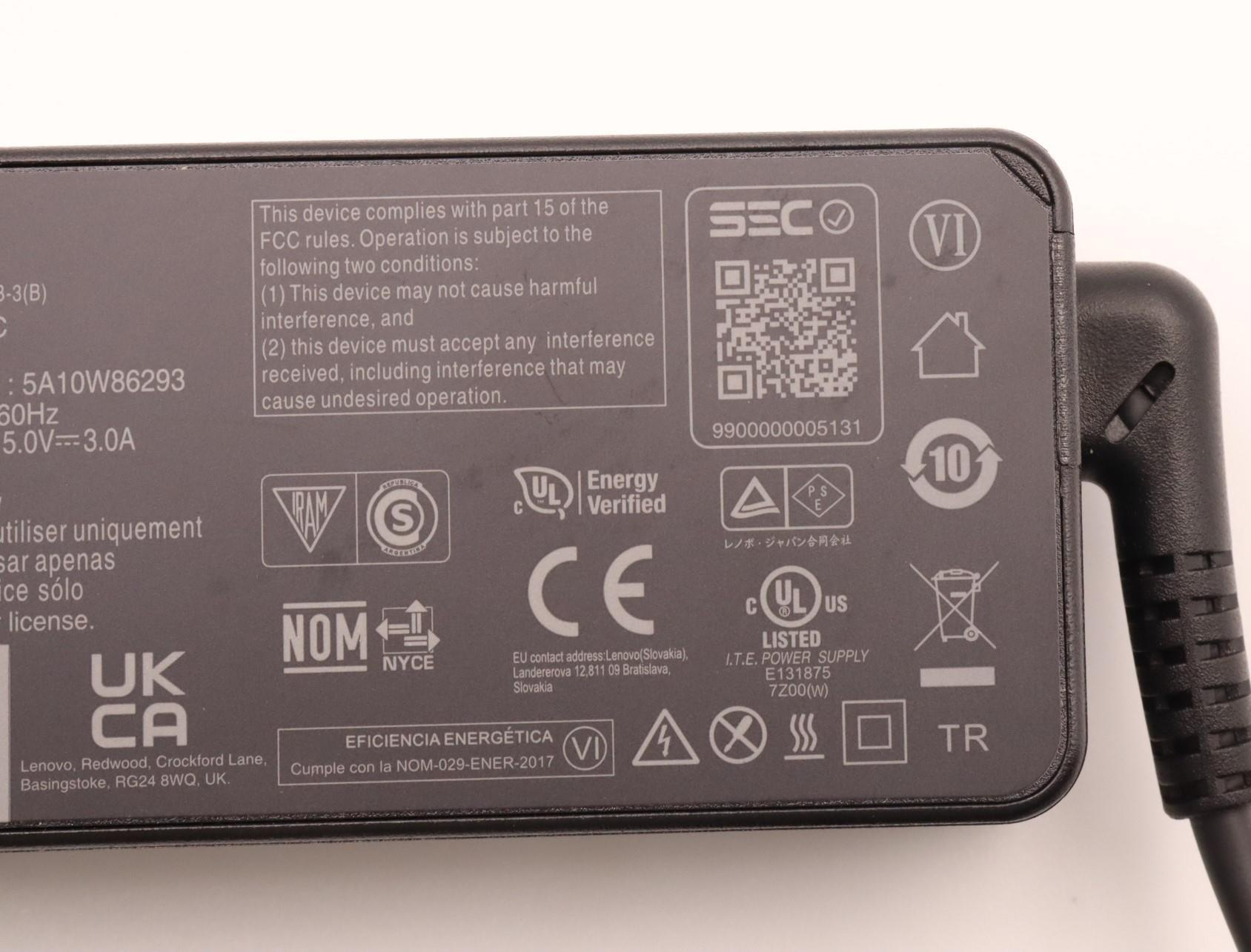 Lenovo 5A10W86293 power adapter/inverter Indoor – image 5