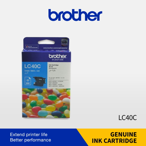 Brother LC40C ink cartridge 1 pc(s) Original Standard Yield Cyan – image 2