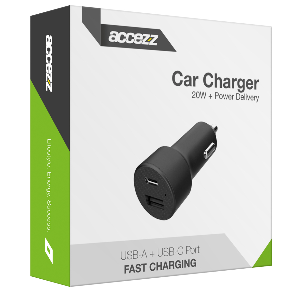 Accezz CARCHARGER50267101 mobile device charger Universal Black Cigar lighter Fast charging Auto – image 8