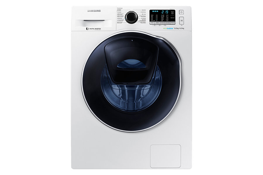 Samsung WD90K5410OW washer dryer Freestanding Front-load White