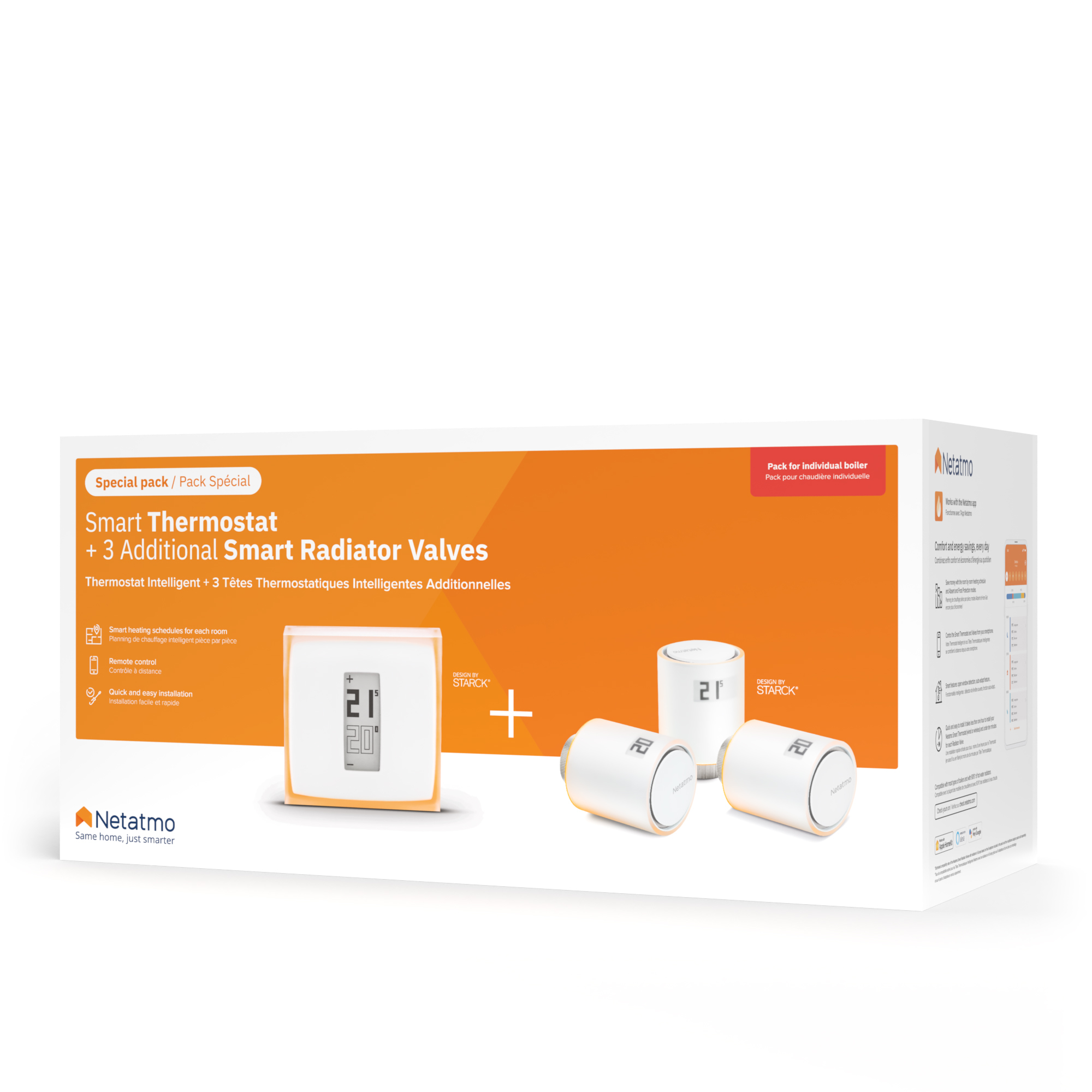 Netatmo Pack: Smart Thermostat + 3 Additional Smart Radiator Valves – image 7