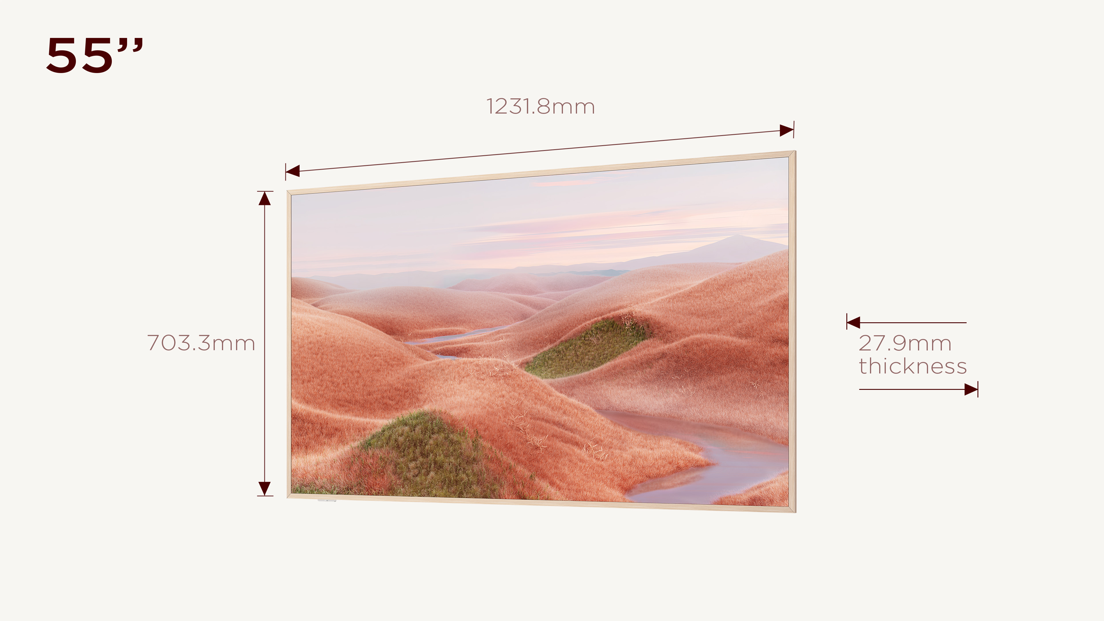 TV QLED Pro TCL 55A300W NXTVISION 139 cm 4K UHD Aluminium brossé — photo 4