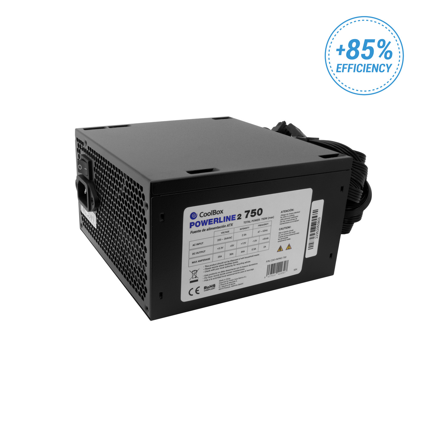 CoolBox COO-FAPW2-750 power supply unit – image 2