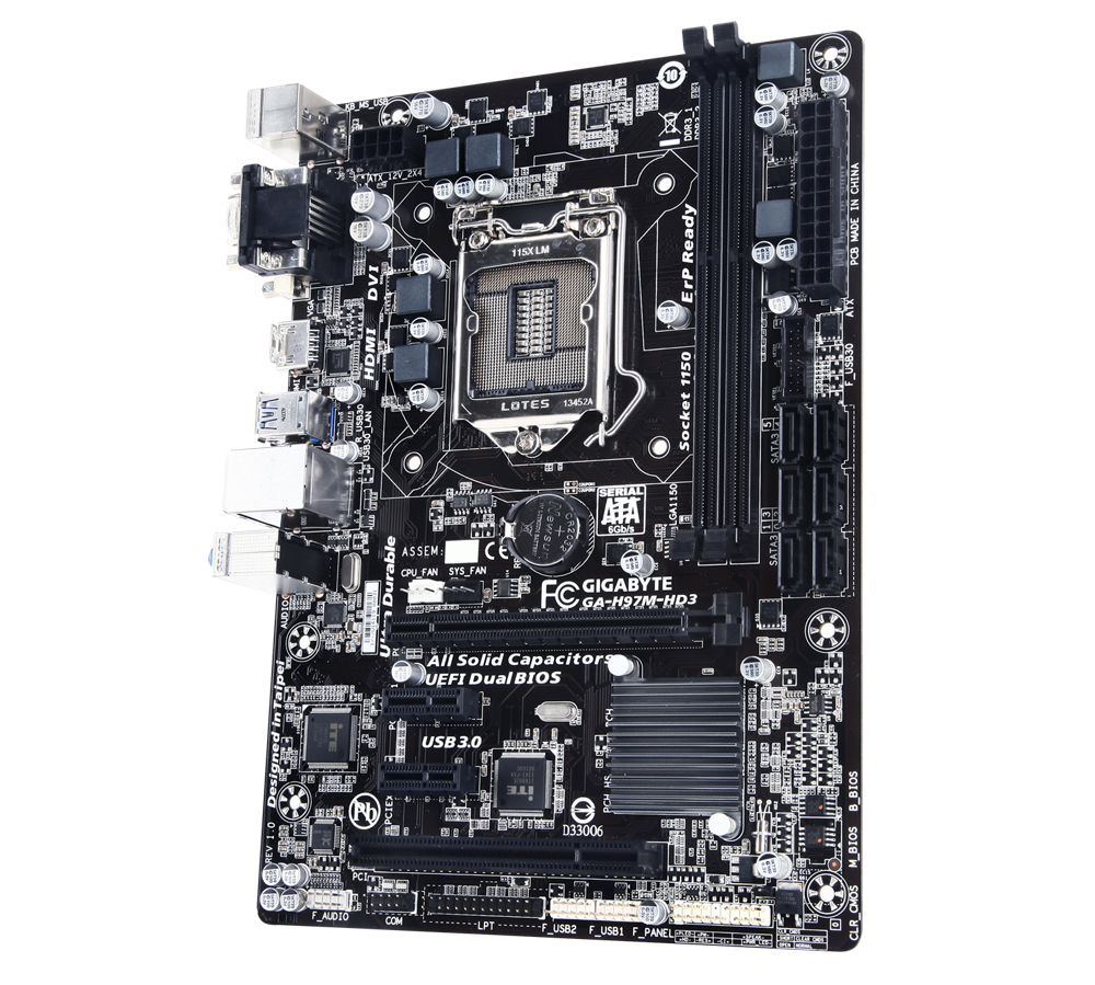 GIGABYTE GA-H97M-HD3 motherboard Intel® H97 LGA 1150 (Socket H3) micro ATX – image 3