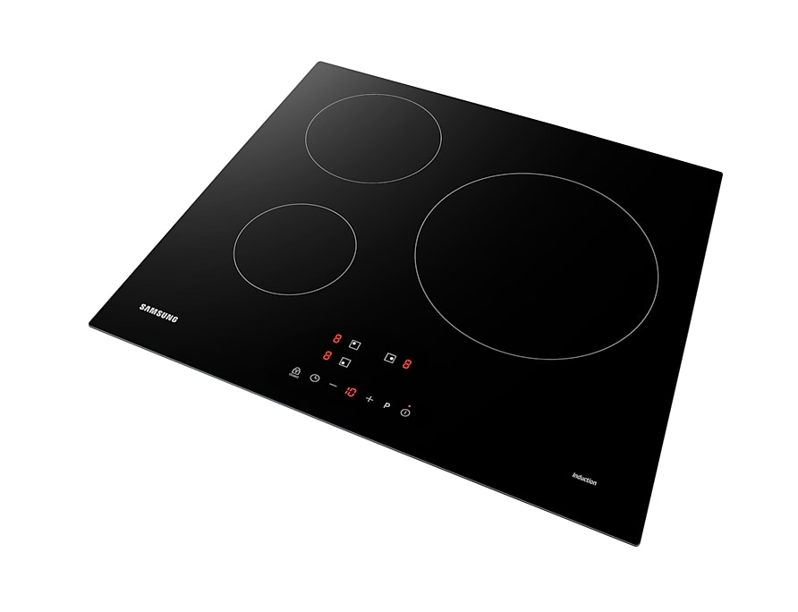Samsung NZ63M3NM1BB/UR hob Black Built-in Zone induction hob 3 zone(s) – image 1
