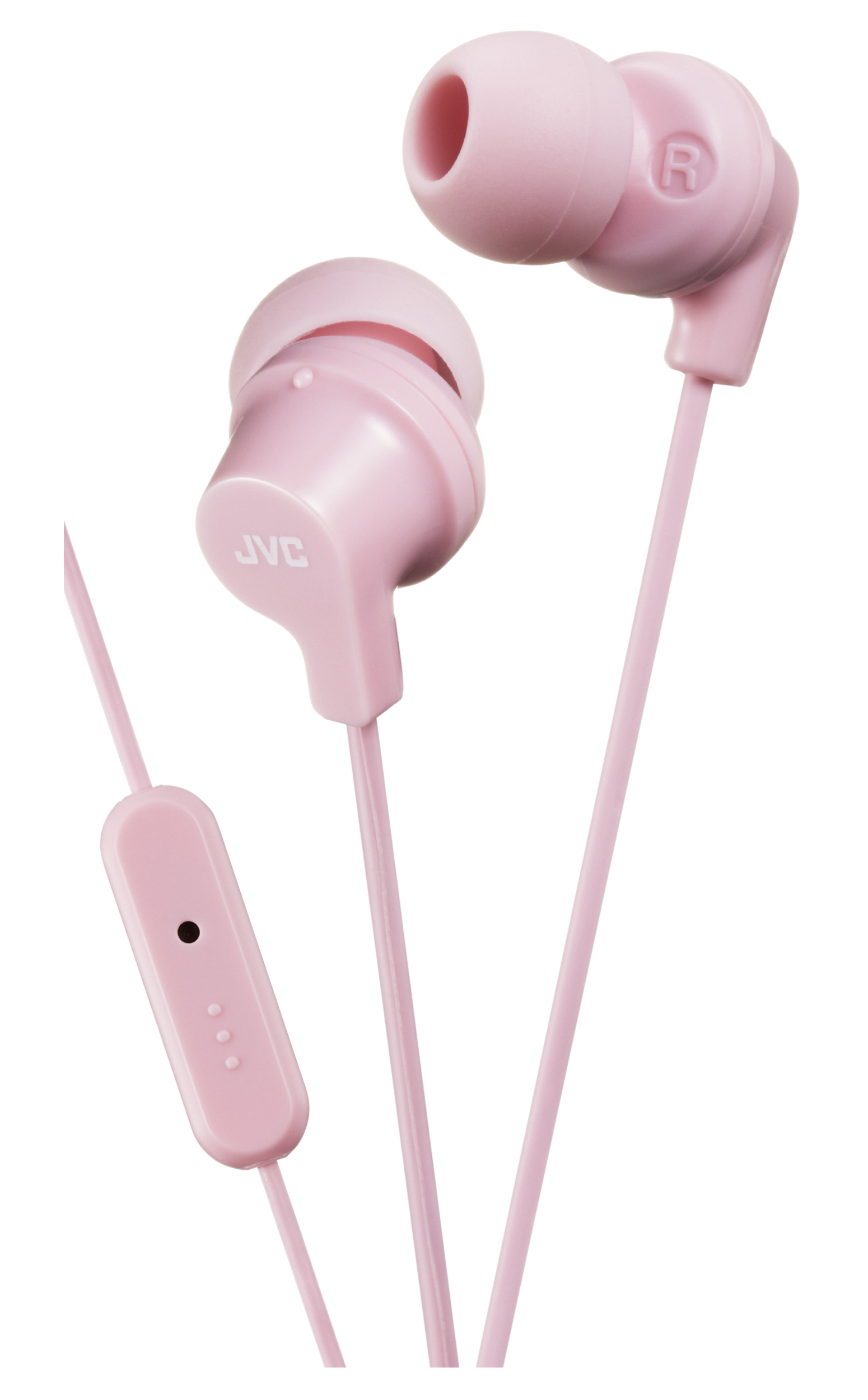JVC HA-FR15-LP-E Colourful inner ear headphones with remote & mic – image 1