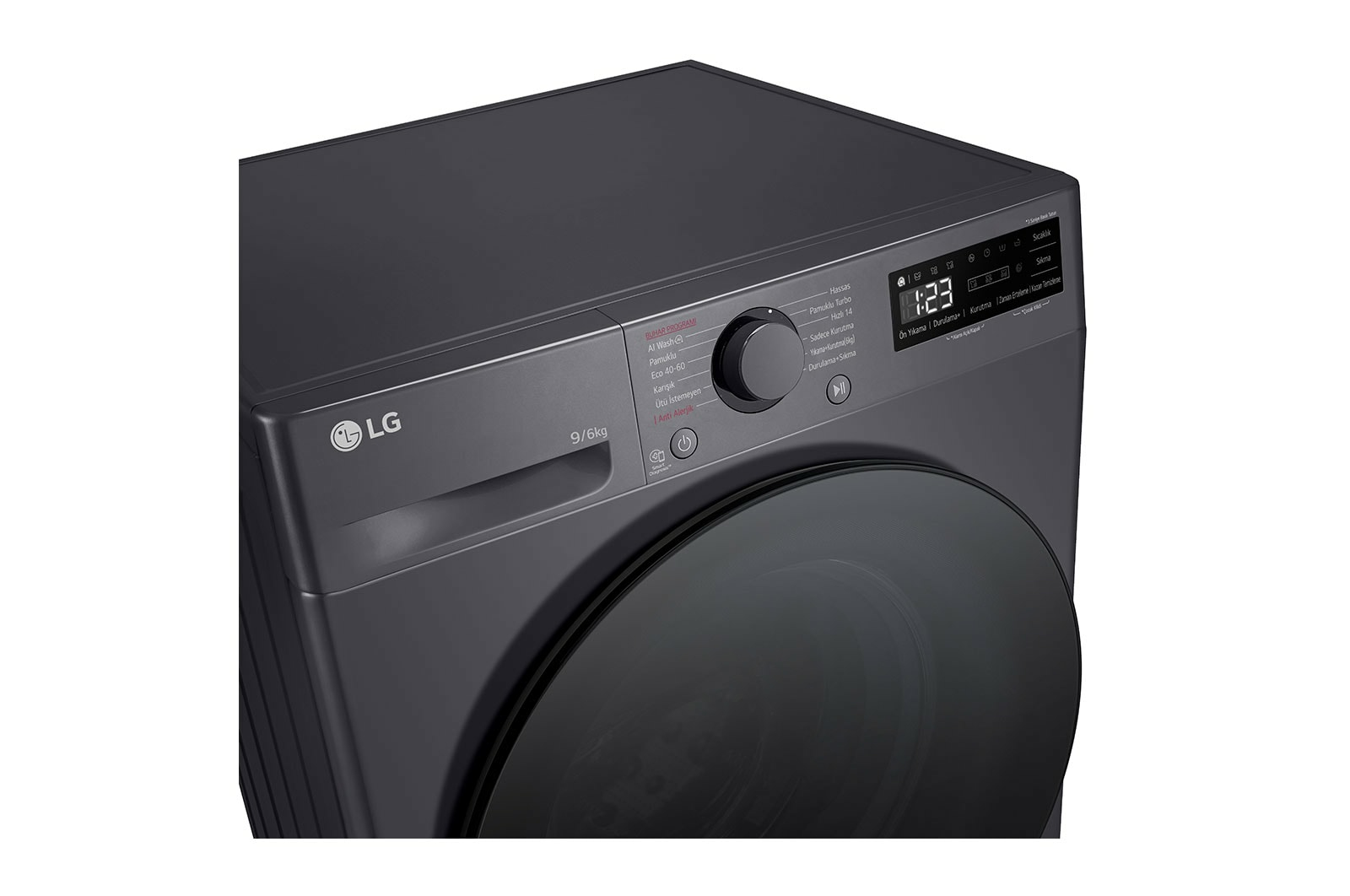 LG F4Y5VRPYJ washer dryer Freestanding Front-load Silver – image 5