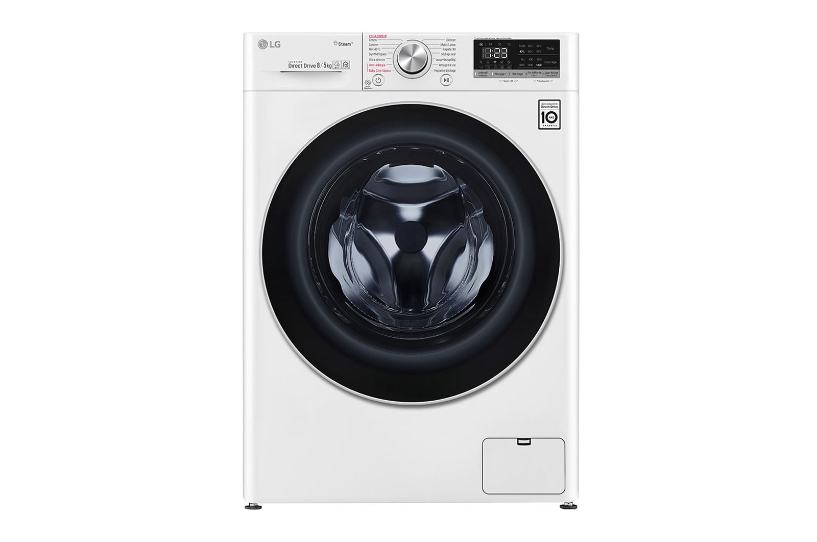 LG F854N41WR washer dryer Freestanding Front-load White – image 1
