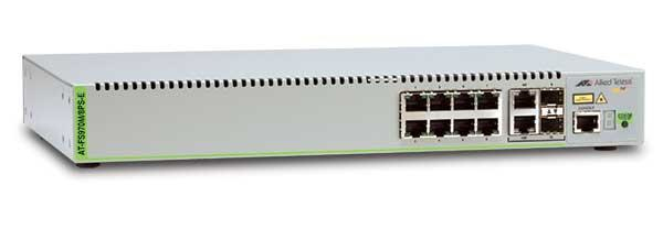 Allied Telesis AT-FS970M/8PS-E-50 network switch Managed Fast Ethernet (10/100) Power over Ethernet (PoE) Grey